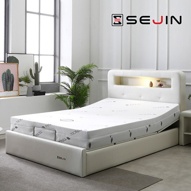 [세진침대] 아트리 모션베드+200T메모리폼매트리스SS, 상세 설명 참조