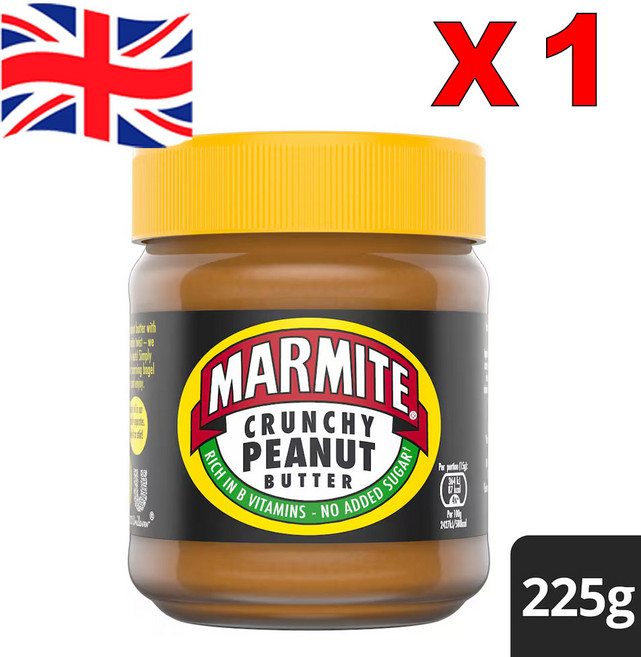 1개 225G 마마이트 크런치 피넛버터 Marmite Crunchy Peanut Butter