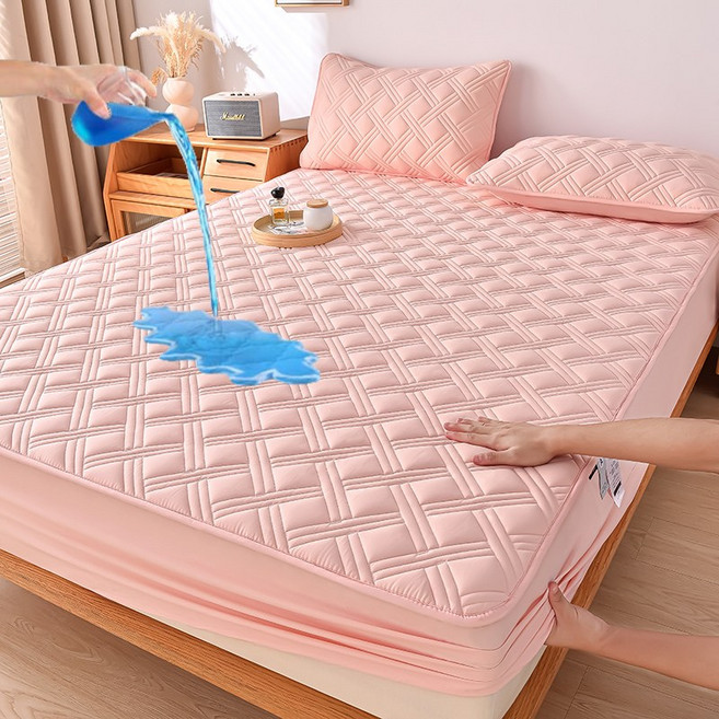 방수 누빔 매트리스먼지 방지커버 침대커버올인원매트리스커버