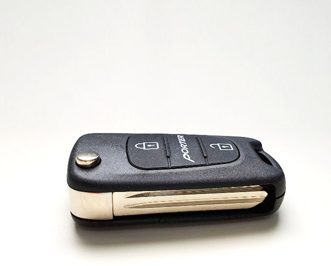 포터 폴딩키 교환 교체 케이스갈이 (키복사 불가) 좌측밀링 (포터)로고, 3.폴딩키(포터로고)좌측밀링+드라이버, 1개