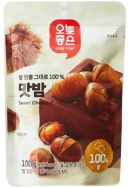 오늘좋은 맛밤, 1개, 100g