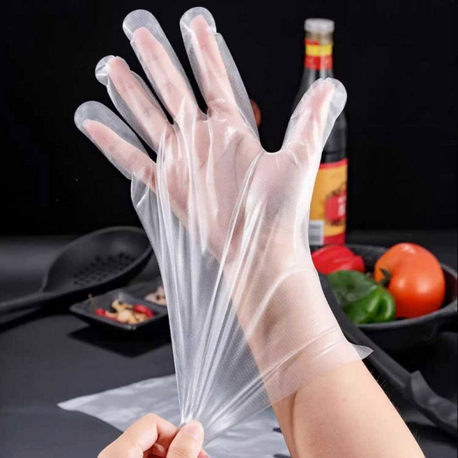 초밥용 비닐장갑 김장 상업용 장갑 가정용 일식집 일회용장갑 1000매 등급 붙지않는, 1개