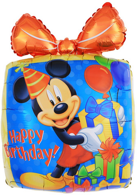 라지쉐잎 미키마우스선물 생일 호일 풍선, 단품