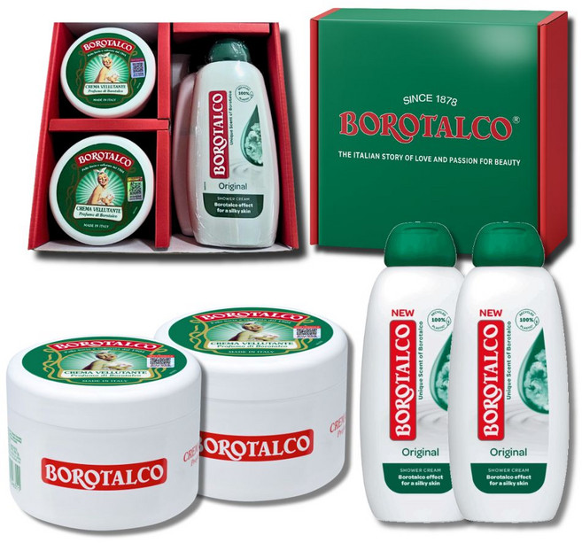 보로탈코 바디크림 250ml 2개 + 샤워크림 250ml 2개 정품인증 패키지세트, 1세트