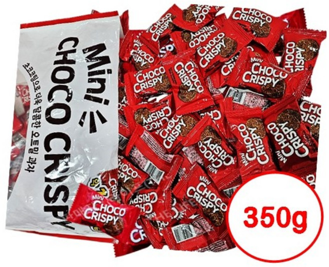 코스트코 미니 초코 크리스피 소분포장 + 라이프사은품, 350g, 1개