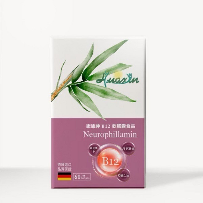華鑫生物Huaxin 康沛神 活性B12 - 高單位活性B12配方, 1個, 60顆