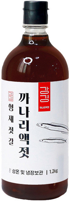강경 국산 까나리액젓 원액, 1.2kg, 1개