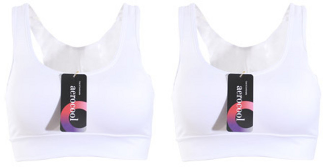 필테라 여성에어로쿨 브라탑 캡런닝 나시 _2매세트