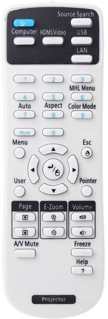 Epson Home Cinema Powerlite BrightLink를위한 범용 프로젝터 리모컨