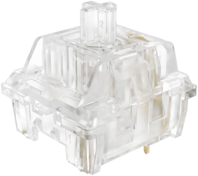 AKKO CS 스위치 세트 로즈 레드 말차 그린 오션 블루 라벤더 퍼플 빛나는 레드 빈티지 화이트 3 핀 스위치, 한개옵션2, 01 Crystal, 한개옵션1