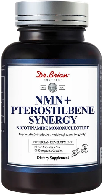 닥터브라이언 NMN + 프테로스틸벤 시너지 캡슐, 1개, 60정 - 쿠팡
