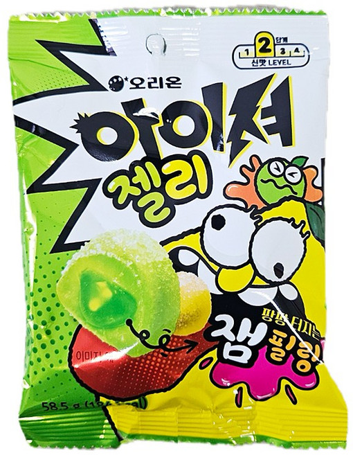 오리온 아이셔 젤리 잼필링, 10개, 58.5g