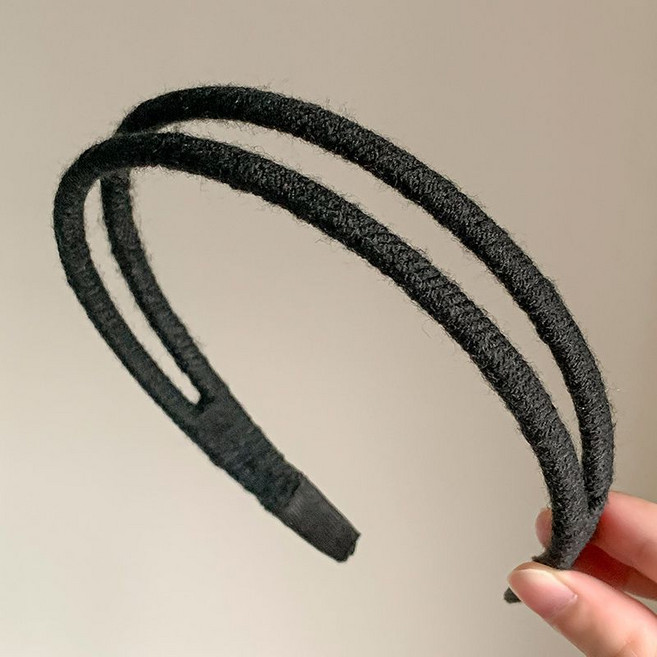 투심 니트 2P 헤어밴드 여성 데일리 심플 얇은 머리띠 FS077