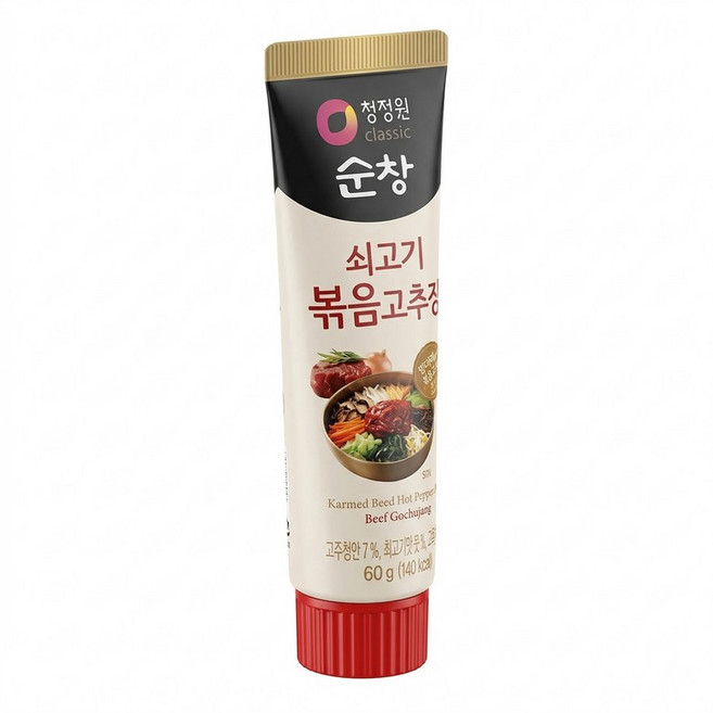 청정원 쇠고기 볶음 고추장 60g x 3개 + 직화맛 60g x 3개, 6개