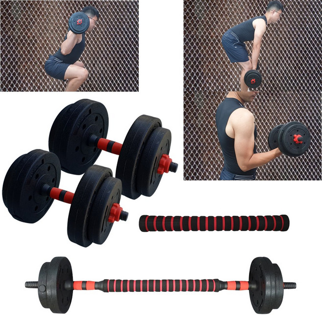대한스포츠 블랙 아령 덤벨 스쿼트 11kg~19kg 세트 데드리프트, 11kg, 1개