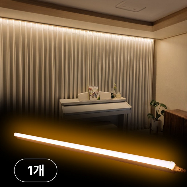 닥터룩스 LED T5 20W 간접조명 1200mm, 전구색, 1개