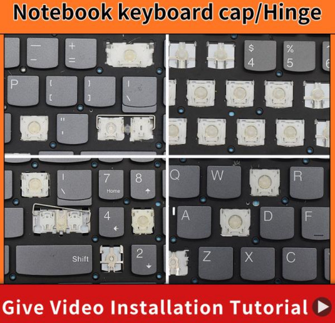 Lenovo Ideapad 5 15IIL05 15ARE05 15ITL05 V15 G2 ITL Thinkbook15 G2 Are Air 15ARE 키보드 용 교체 키캡 키 캡 힌지, 없음