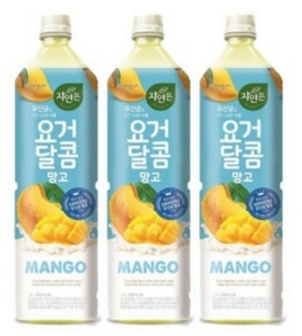 웅진 요거달콤 망고, 1.5L, 12개