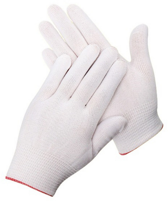 무핑 얇은 고무장갑 속장갑 60켤레 찬물 습진에 좋은, 60개, 화이트