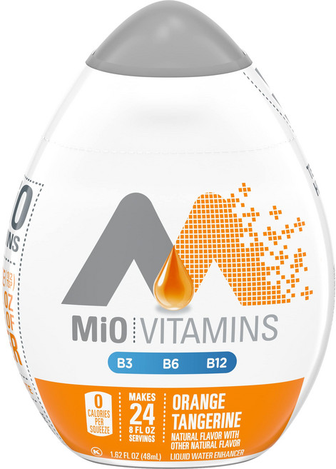 Mio 오렌지 탠저린 액체 물 향료 음료 믹스 (48밀리리터 Mio Orange Tangerine Liquid Water Enhancer Drink Mix (1.62 Fl Oz B, 47ml, 1개