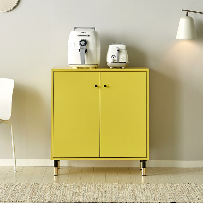 엣지퍼니처 유로 800 양문형 LPM 수납장, 옐로우