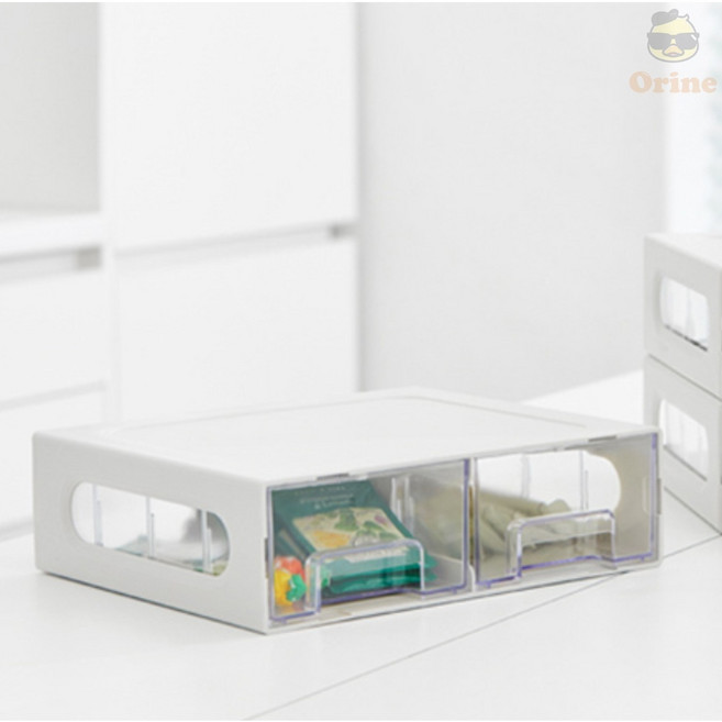 오리네 시스맥스 멀티서랍 중형 책상위서랍