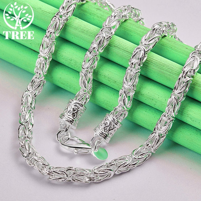 순은 약혼 남성 925스털링실버 특별한 체인 925 웨딩 여성을위한 용골 실버 ALITREE 스털링 기념 선물 우정 쥬얼리 생일 목걸이 패션 커플 크리스마스