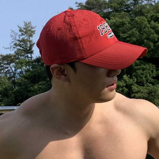 헬린이상점 비치 볼캡 숫자 로고 폴리 빅사이즈 대두 모자