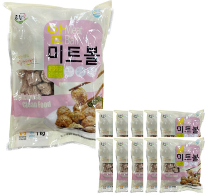 씨밀레 드림애 알미트볼 1kg 10개(1박스), 10개