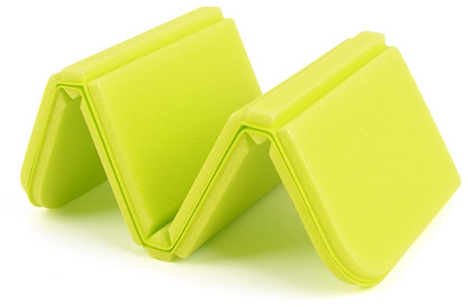 다이소 등산 방석 발포 1인용 백패킹 알파인 간편 경량 낚시 하이킹 접이식 피크닉 휴대용 매트 캠핑 싱글 엠보싱, 블루