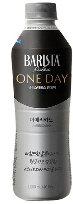 매일 바리스타룰스 원데이 아메리카노 1000ml 1개/대용량, 1L, 1개