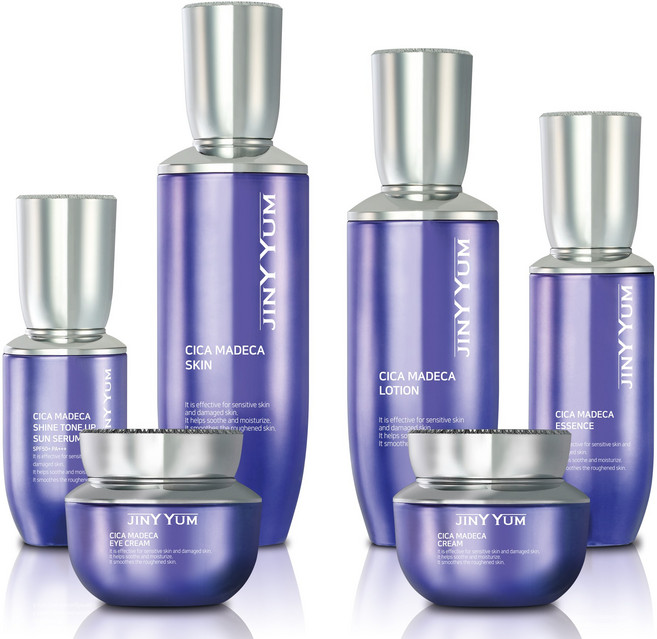 지니윰 시카마데카 6종 세트 여성 스킨로션 보습 미백 주름개선 기능성 기초 화장품 세트, 1세트
