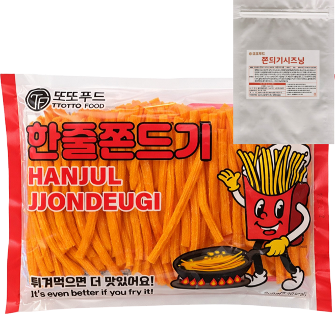 [신상품]한줄쫀드기+쫀듸기시즈닝(50g) 경주쫀드기, 50g
