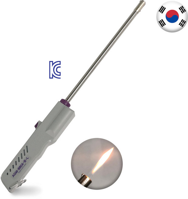 도스 국내생산 A/S 가능 가스점화기 AGM-8804-lll-L 주방용/식당용/업소용, 1개, 그레이