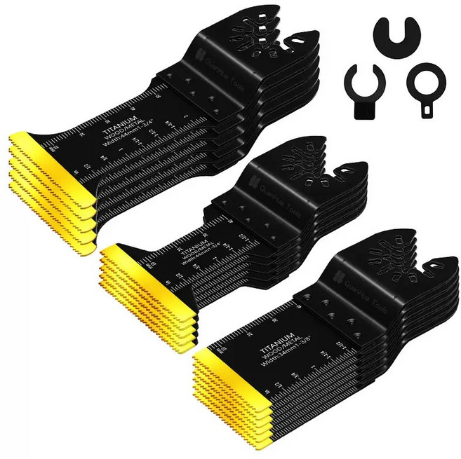 공구PXJ 금속용 멀티톱 다기능 직선 톱날 멀티커터날 16pc, 1세트