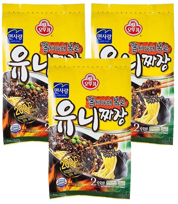 오뚜기 유니짜장, 610g, 3개