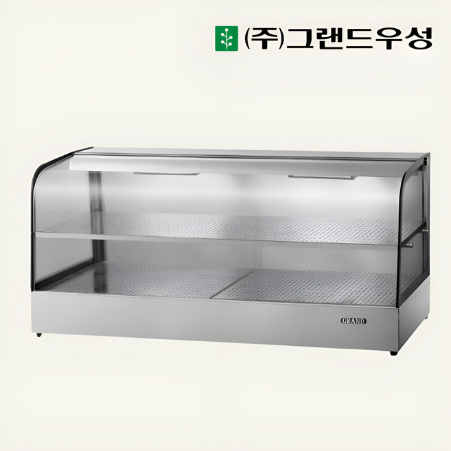 우성 온장고 1200 곡면 2단 GWHCTK12HAS2 폭350 보온고 온장쇼케이스