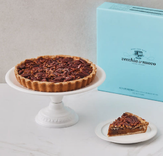 [베키아에누보] 시그니처 피칸파이 830g, 1개