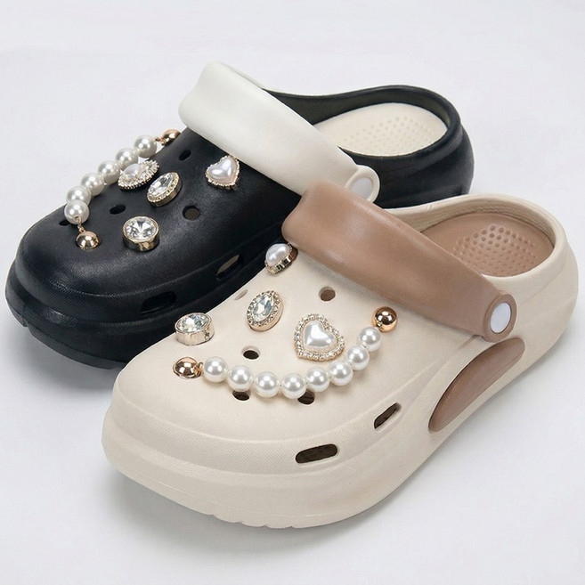 노바 발볼넓은 5cm 키높이 스펀지 여성샌들 슬리퍼 발이편한 여름샌들 여자 아쿠아슈즈