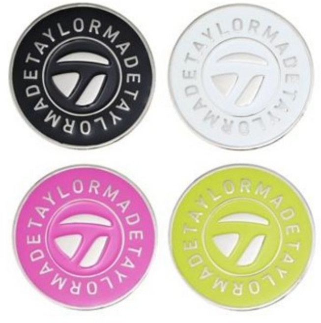 테일러메이드 Circle Logo Twin Market Set (블랙 화이트 라임 핑크), 1개, 1개입