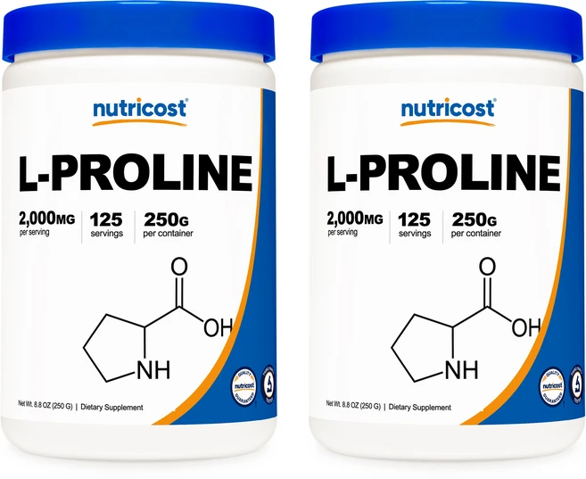 뉴트리코스트 L-프롤린 파우더 250g, 2개 - 쿠팡