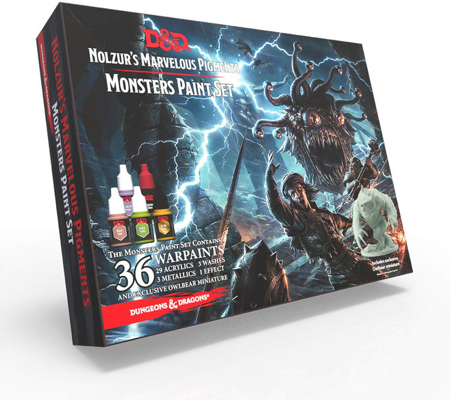The Army Painter Dungeons and Dragons Official Paint Line Monsters Paint Set 28 x 12 ml acrylic, 1개