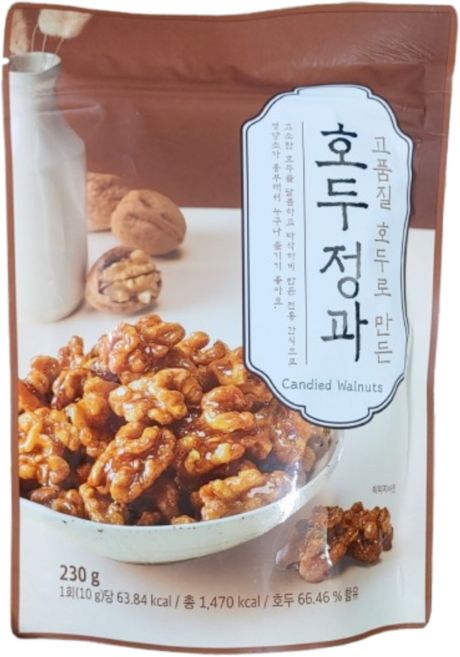 고품질 호두로 만든 호두정과, 230g, 2개