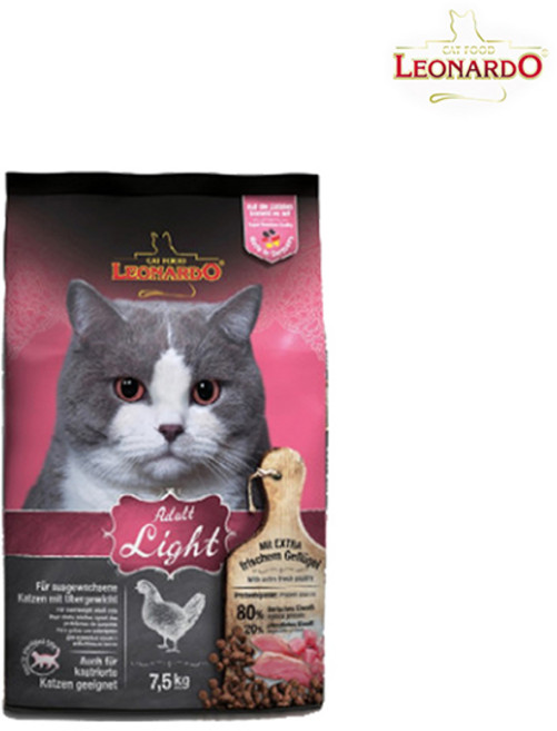 레오나르도 고양이 기능성 사료, 다이어트(체중감소), 7.5kg, 1개