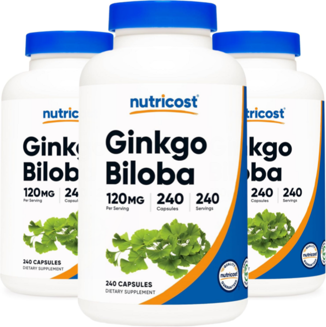 뉴트리코스트 징코 빌로바, 240정, 3개