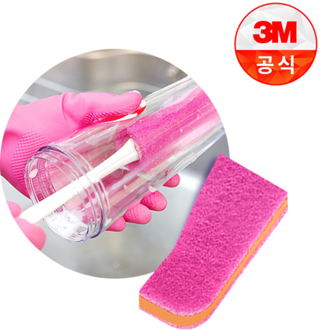 [3M]보틀 수세미용 리필(1입)_플라스틱용, 1개, 1개입