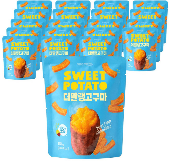 고구마말랭이 더말랭고구마, 20개, 60g