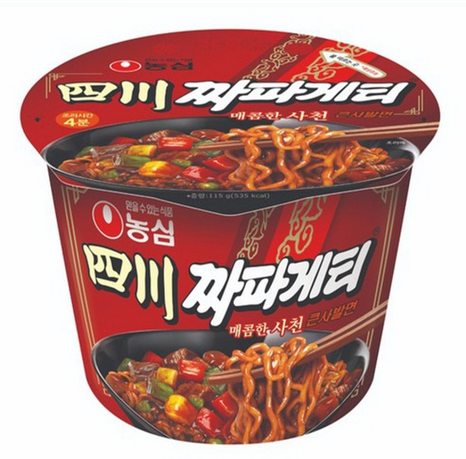 농심 사천짜파게티 큰사발, 1개