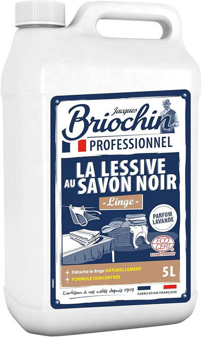 프랑스 브리오신 프로페셔널 세탁세제 사봉 블랙솝 액상 대용량, 1개, 5L