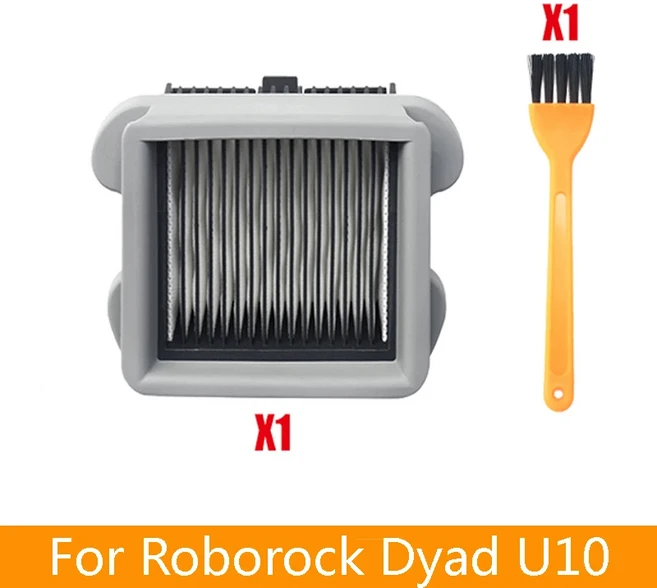 iao Roboro DYAD U10 S1A 액세서리 무선 바닥 스크러버 진공 청소기 롤러 브러시 EPA 필터 예비 부품, 05 라이트 그레이